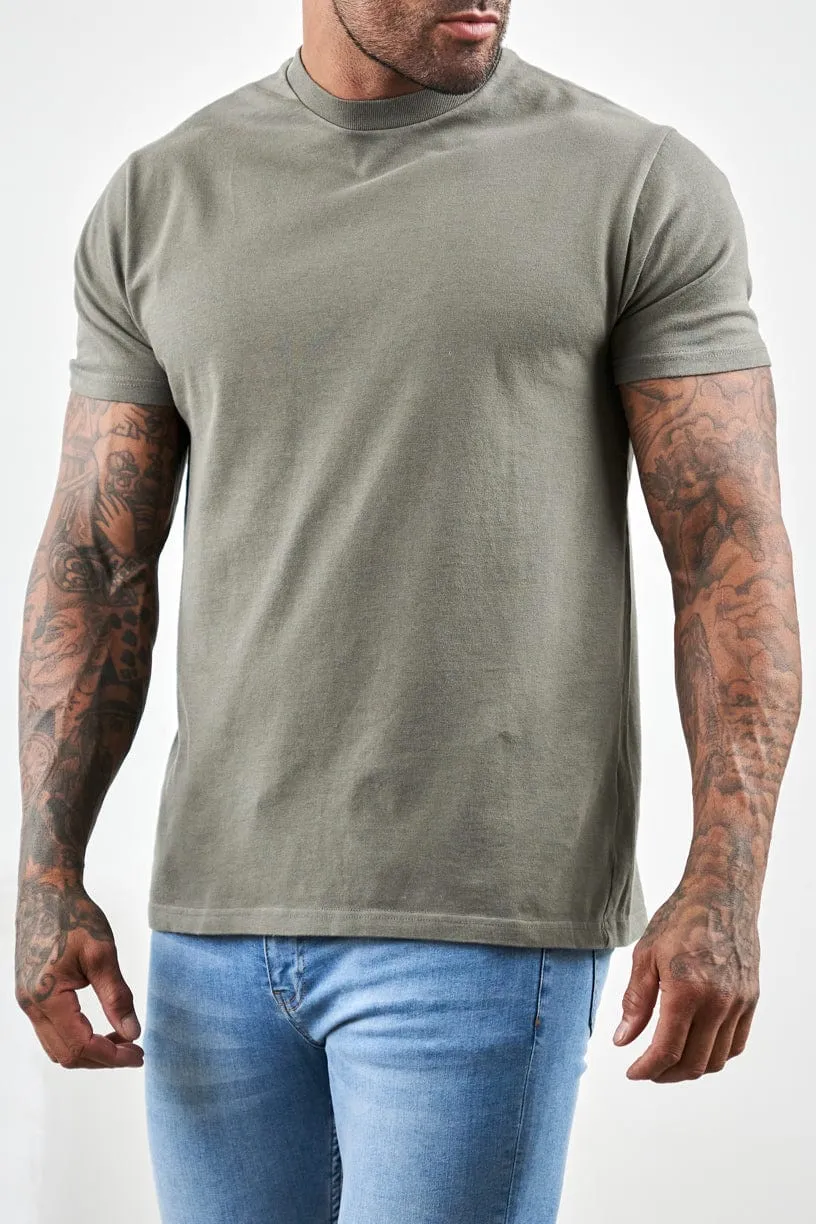 PREMIUM BASICS T-SHIRT - CHARCOAL GREY