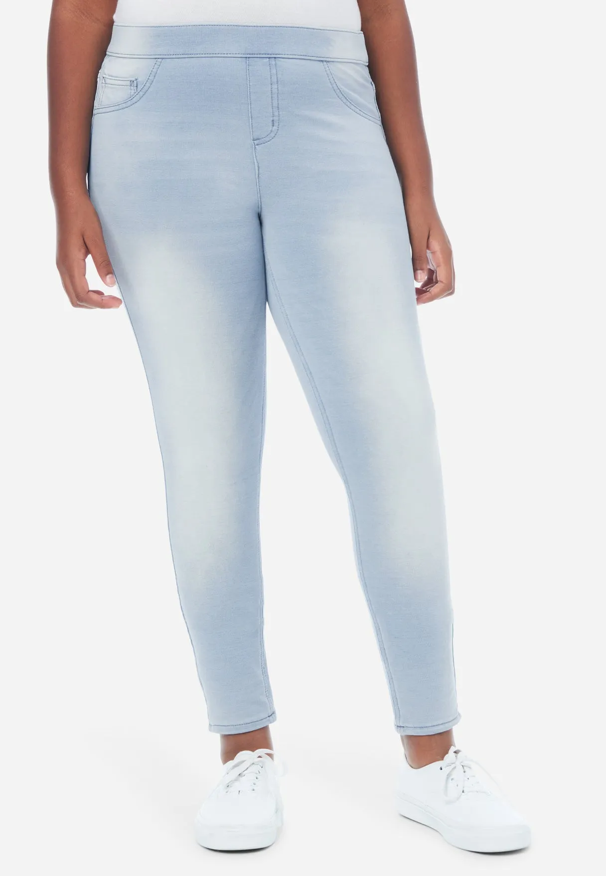 Pull-On Jean Leggings