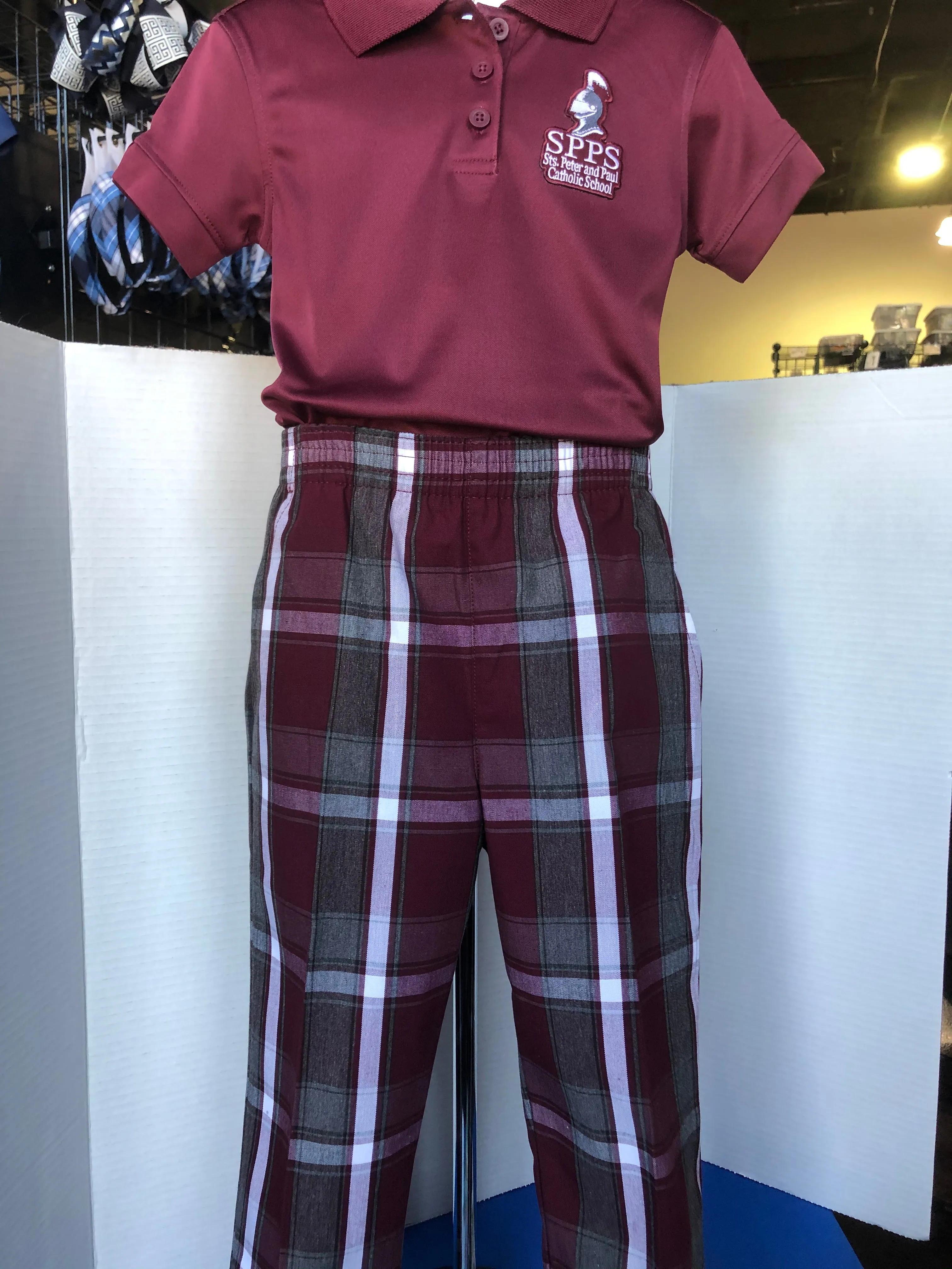 Pull-On Pants Plaid 54