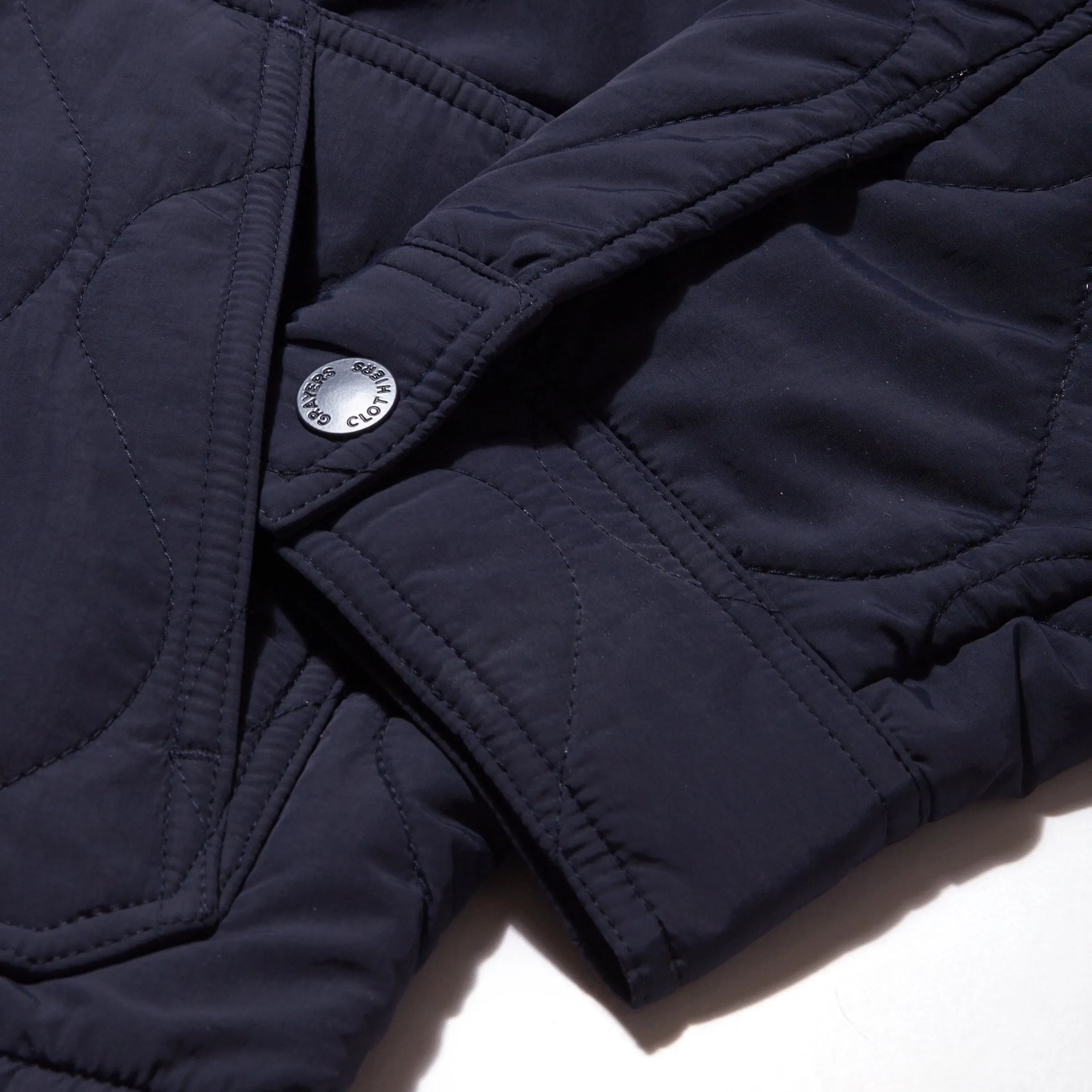 Putnam Quilted Chore Jacket - Navy