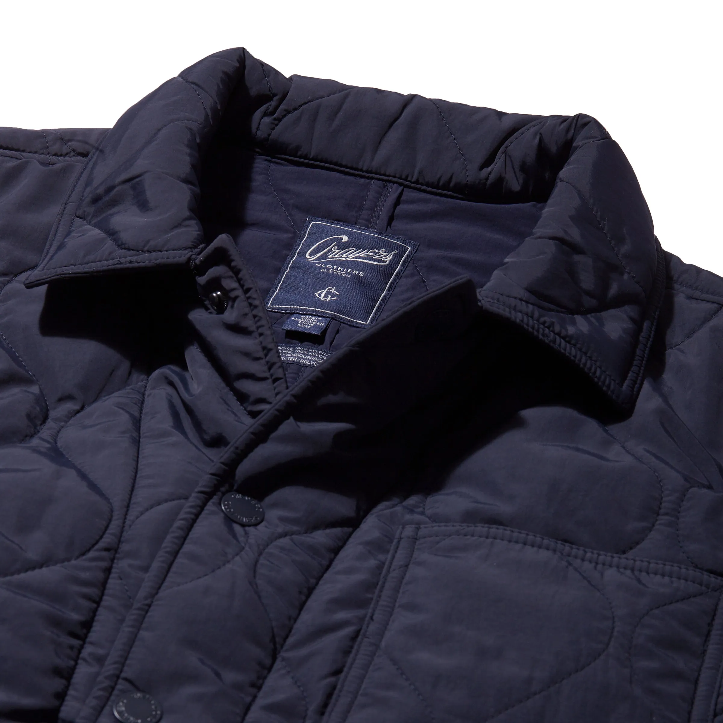 Putnam Quilted Chore Jacket - Navy