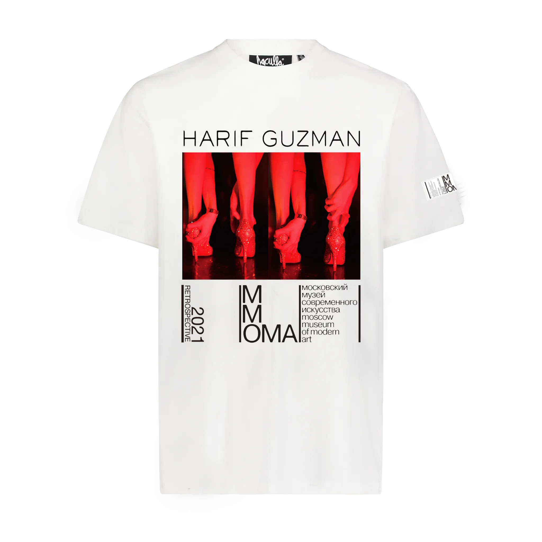 RED LIGHT TEE WHITE