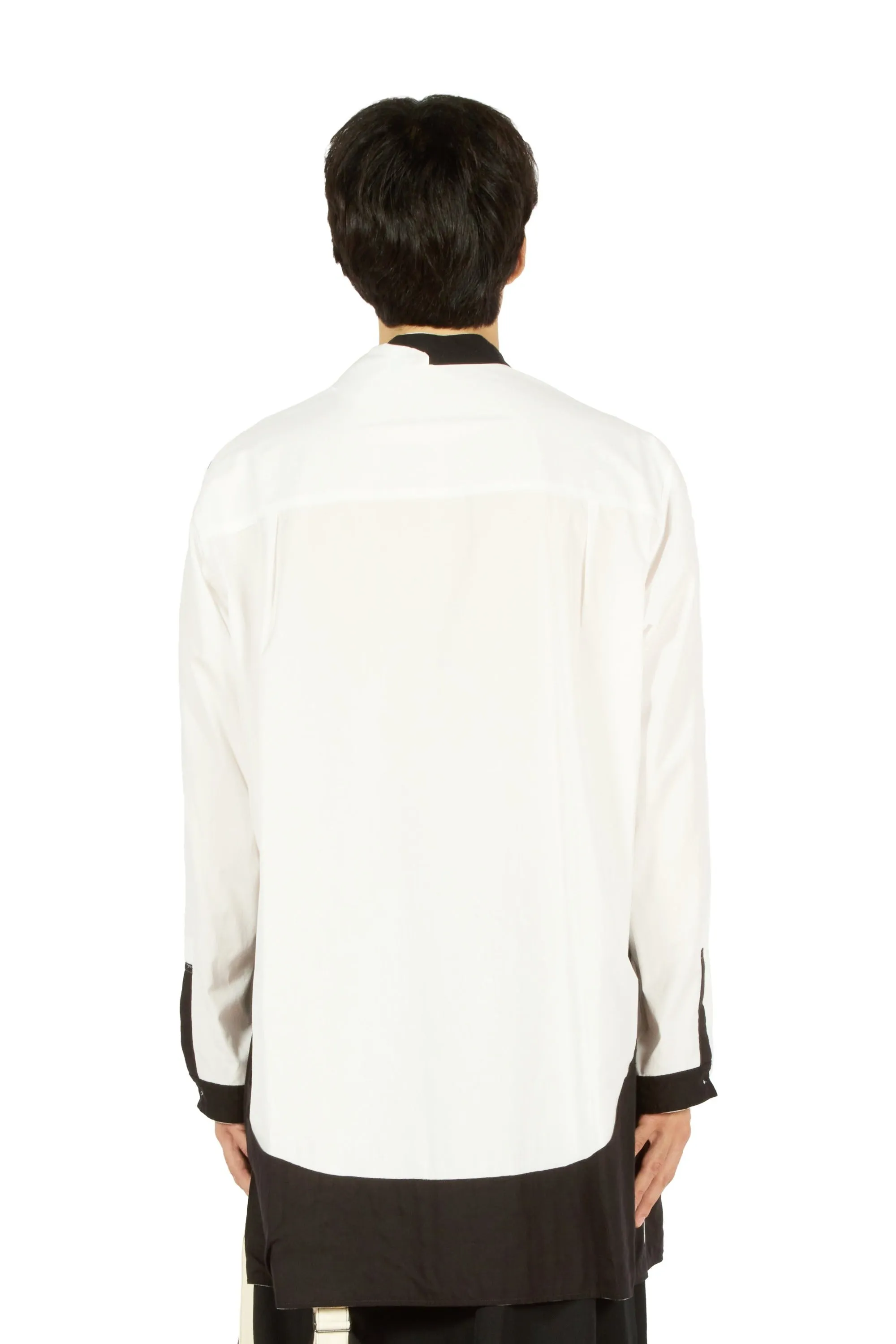 Reversible Asymmetric Collar Shirt