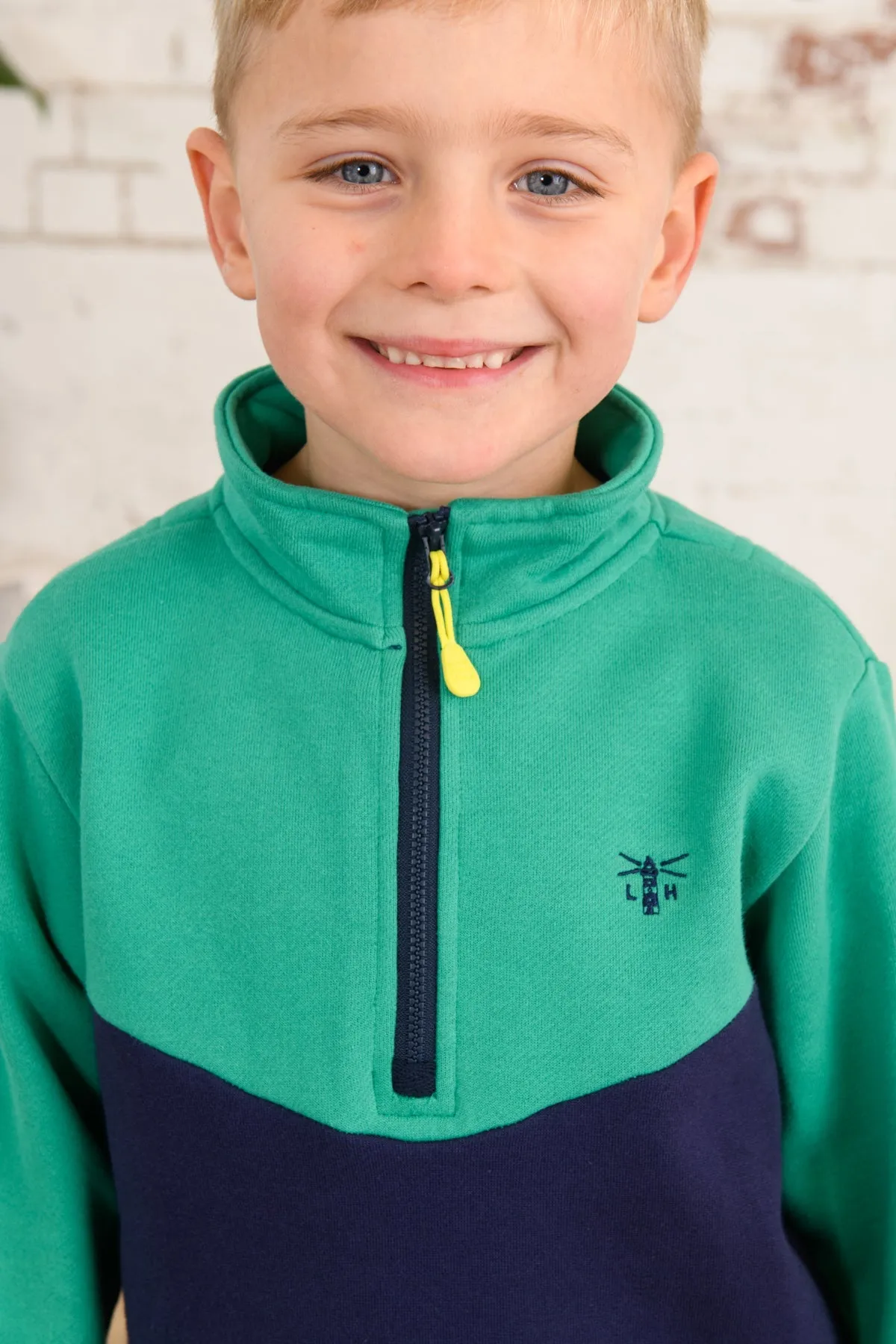 Riley Sweatshirt - Peagreen Navy