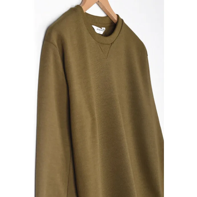 RS - Men 'Olive' Classic Terry Sweatshirt RS396