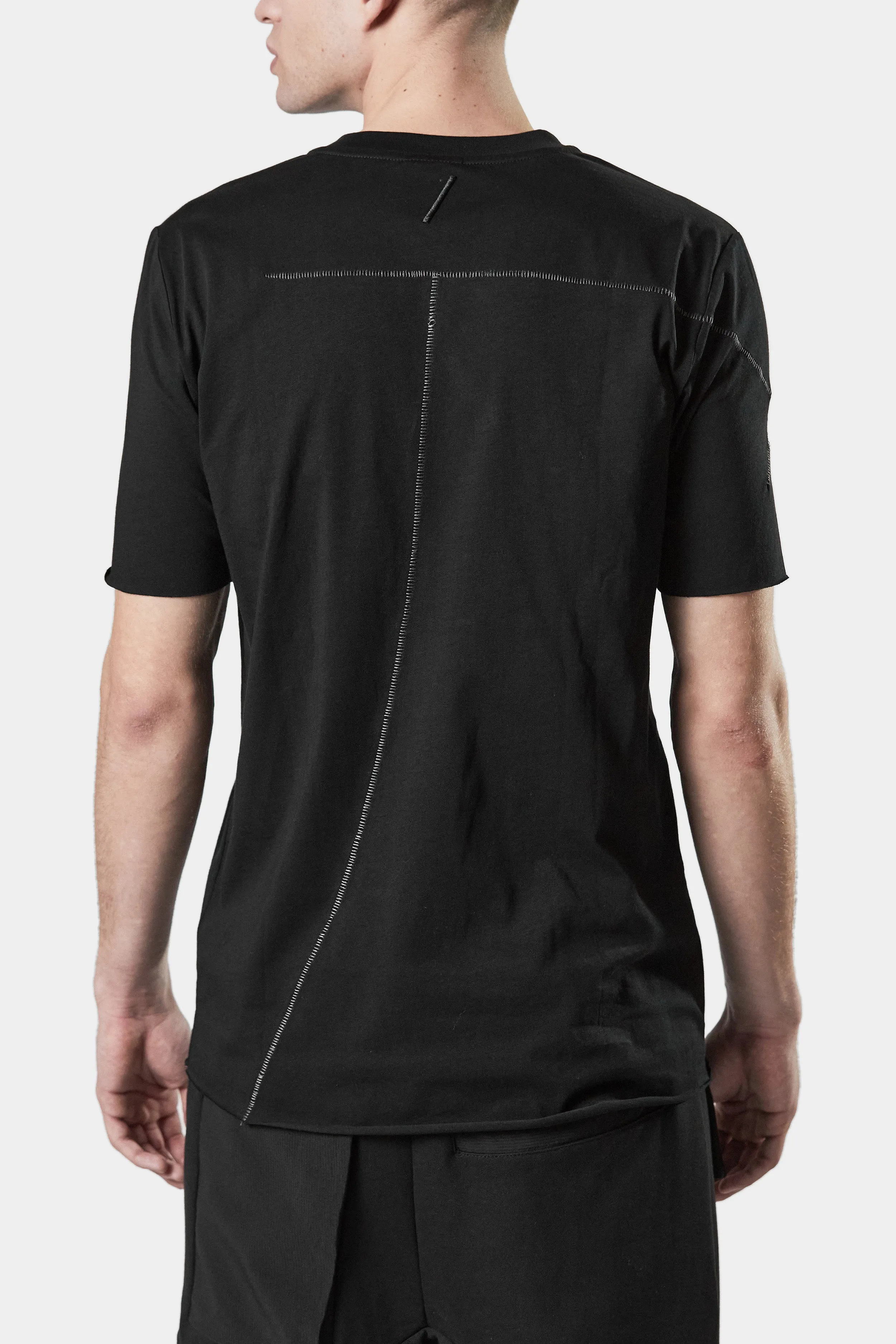 Scar stitch t-shirt, Black