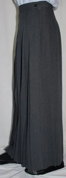 Seminary Gray Knife Pleated Skirt