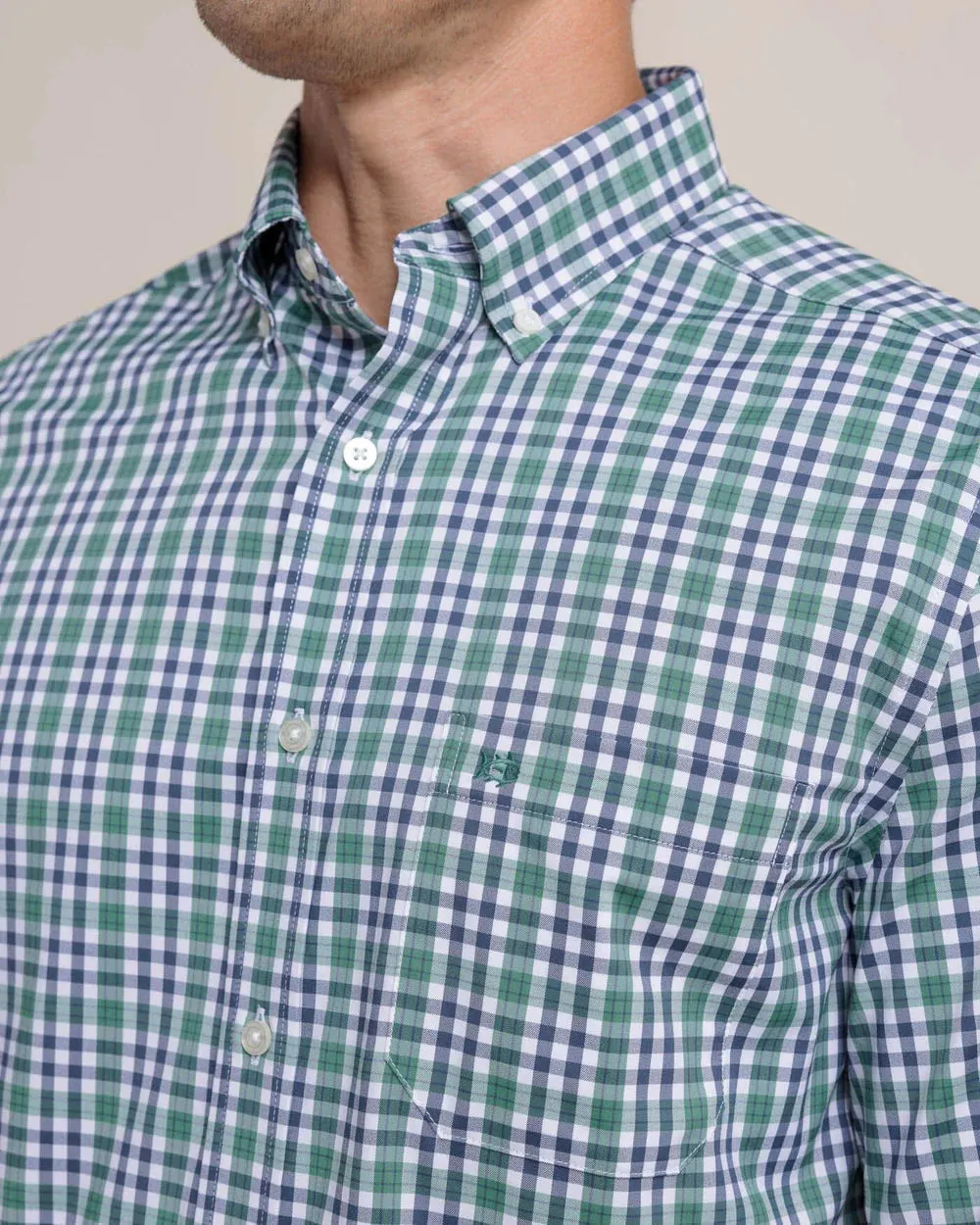 Southern Tide brrr°® Intercoastal Haywood Plaid Sport Shirt