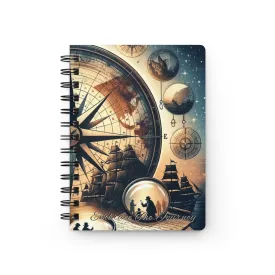 Spiral Bound Journal: Embrace The Journey - Compass