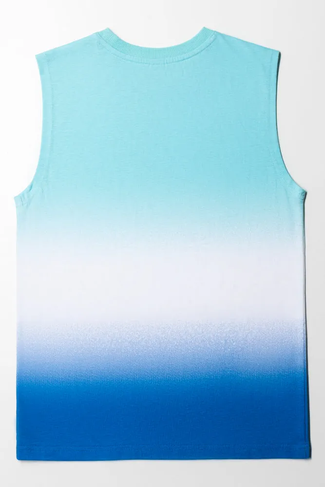 'Ss Vest Ombre Turq