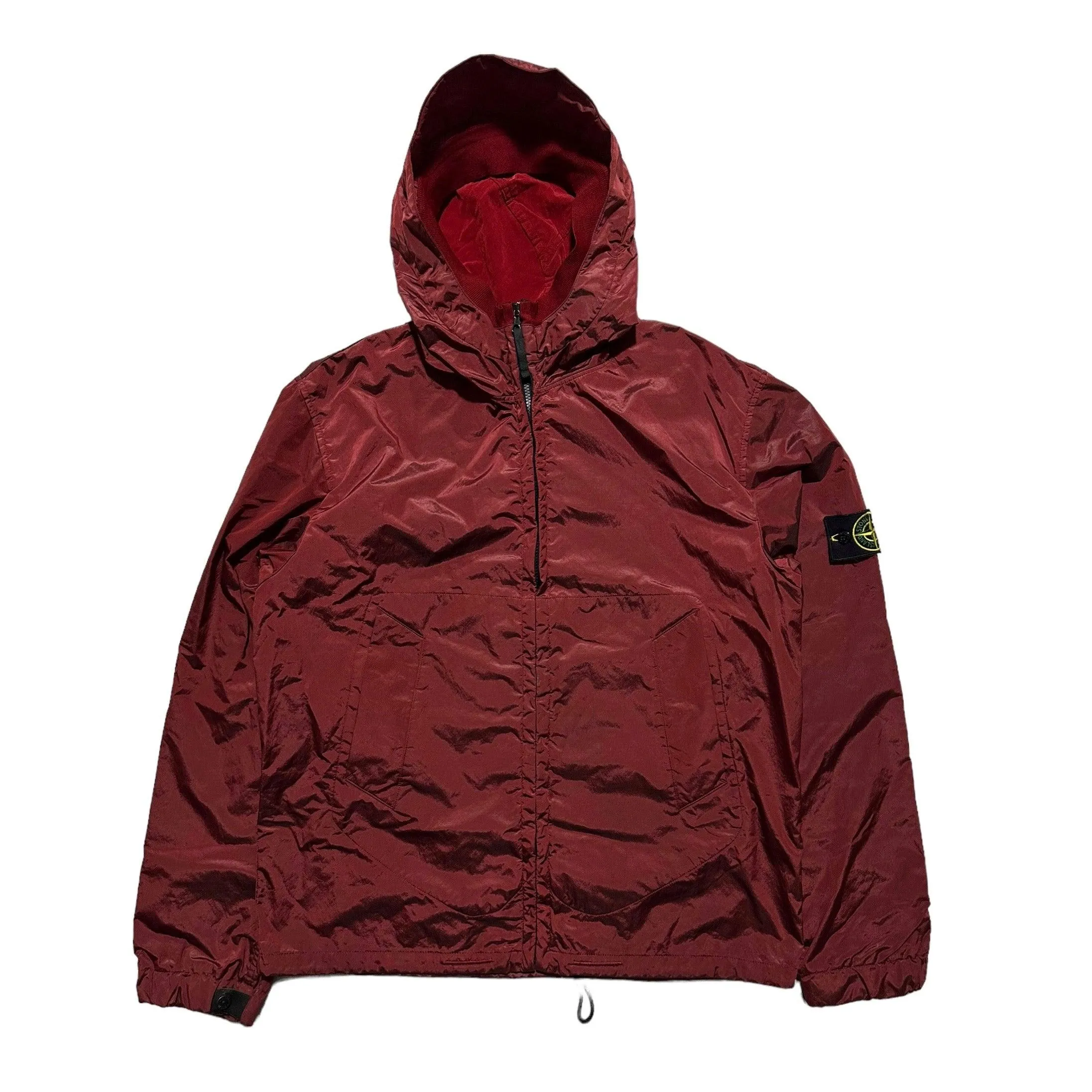 Stone Island Red Nylon Shimmer Jacket