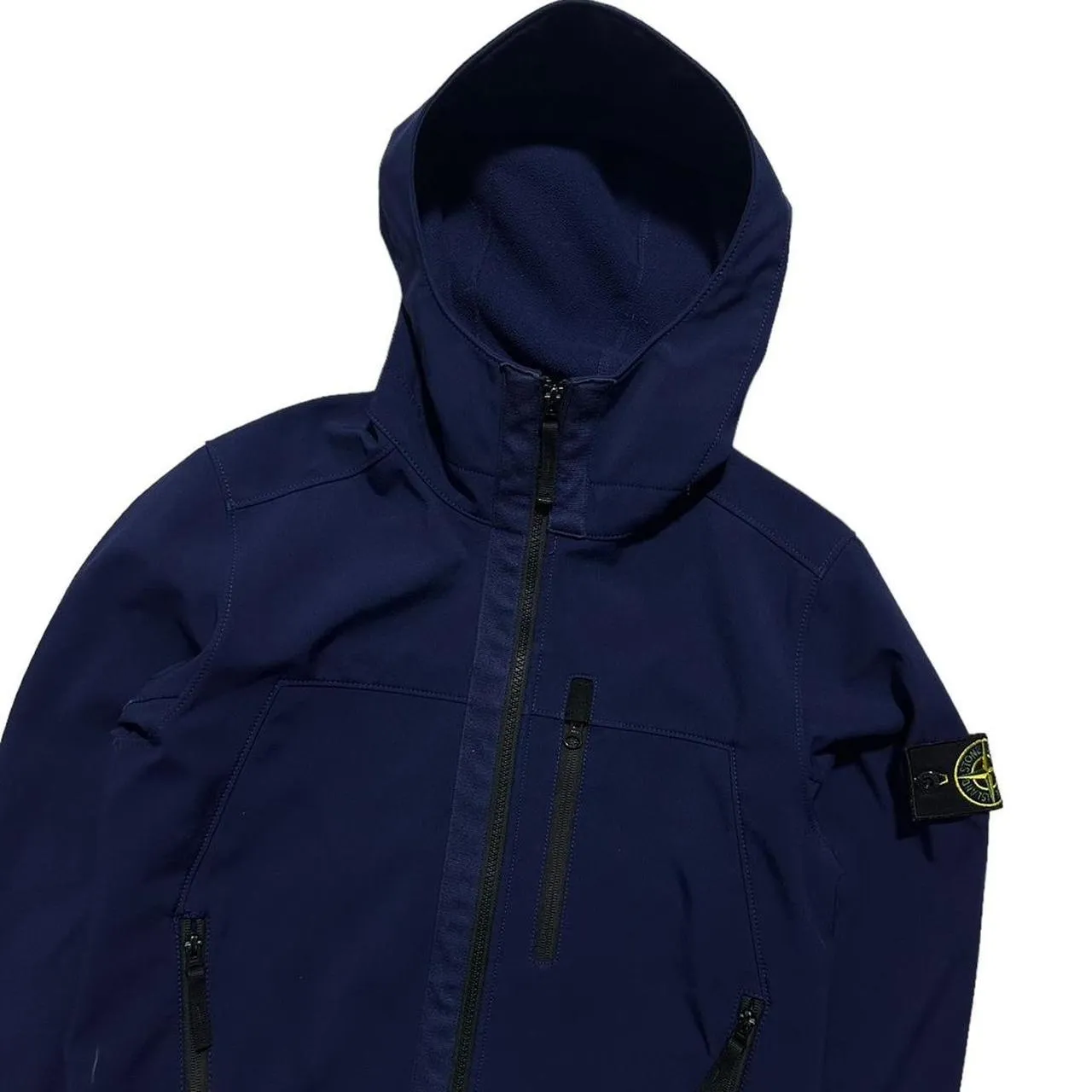 Stone Island Royal Blue Soft Shell-R Jacket