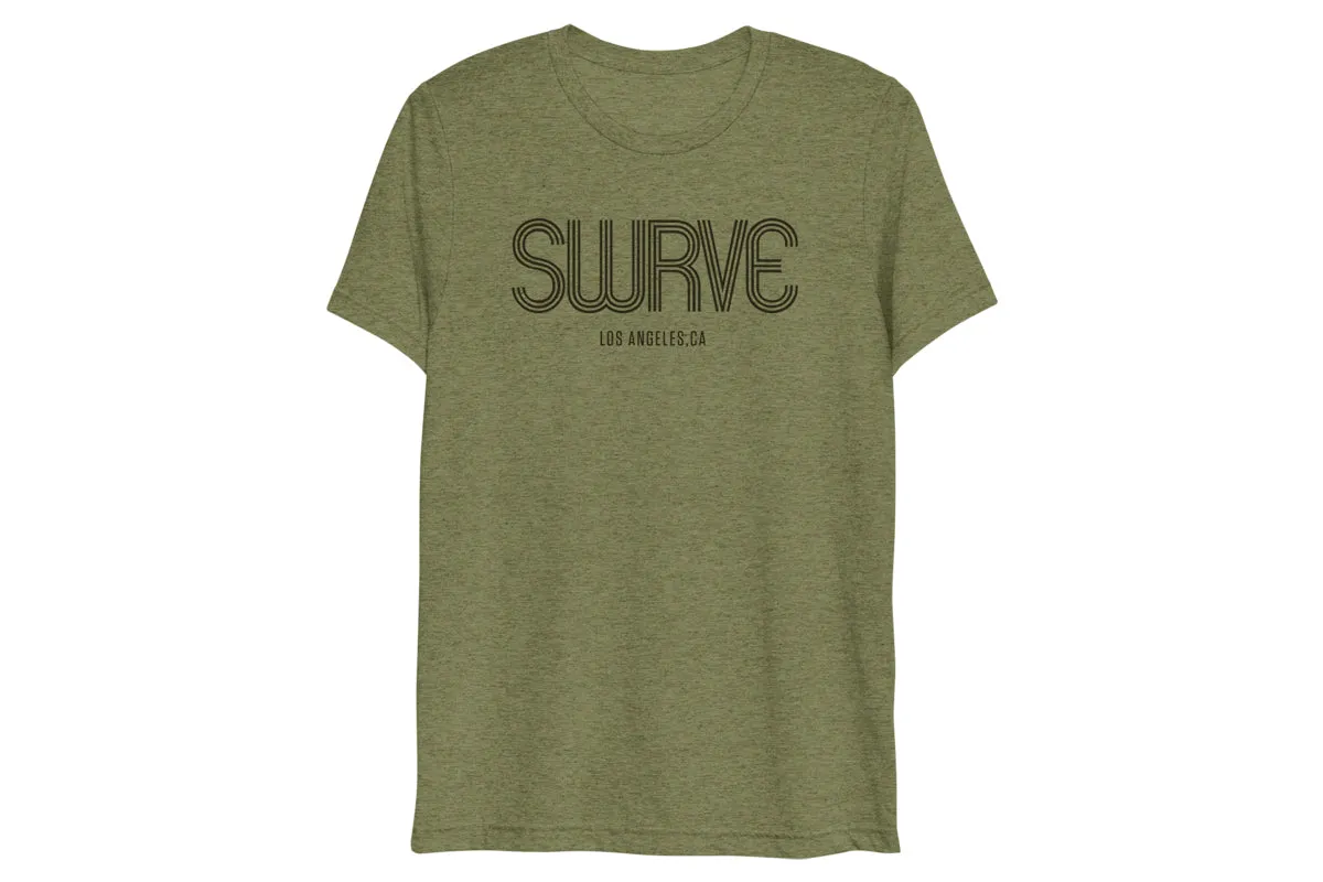 super soft TRI-BLEND 1968 swrve logo T-SHIRT