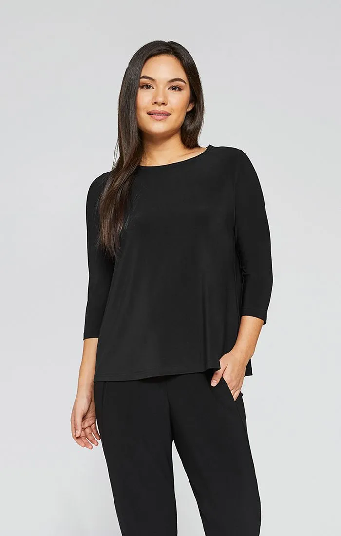 Sympli, 22228-2 Trapeze Top, 3/4 sleeve