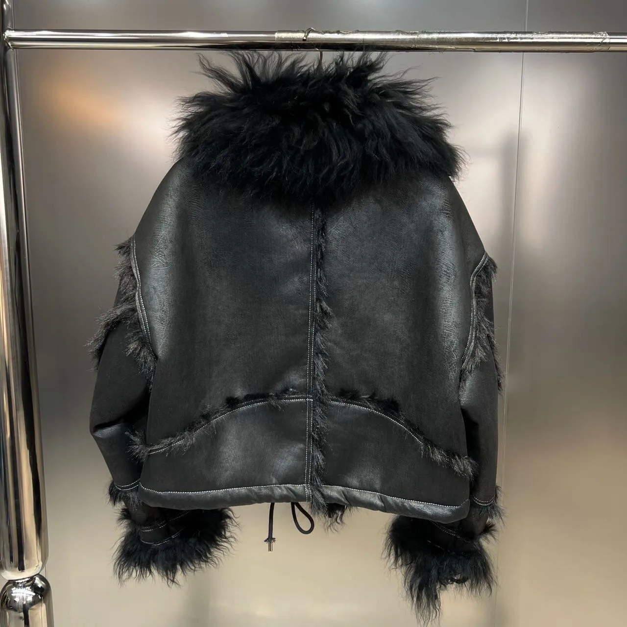 Jordyn Winter Jacket - Oversized, Cropped, Faux Fur - Various Colors