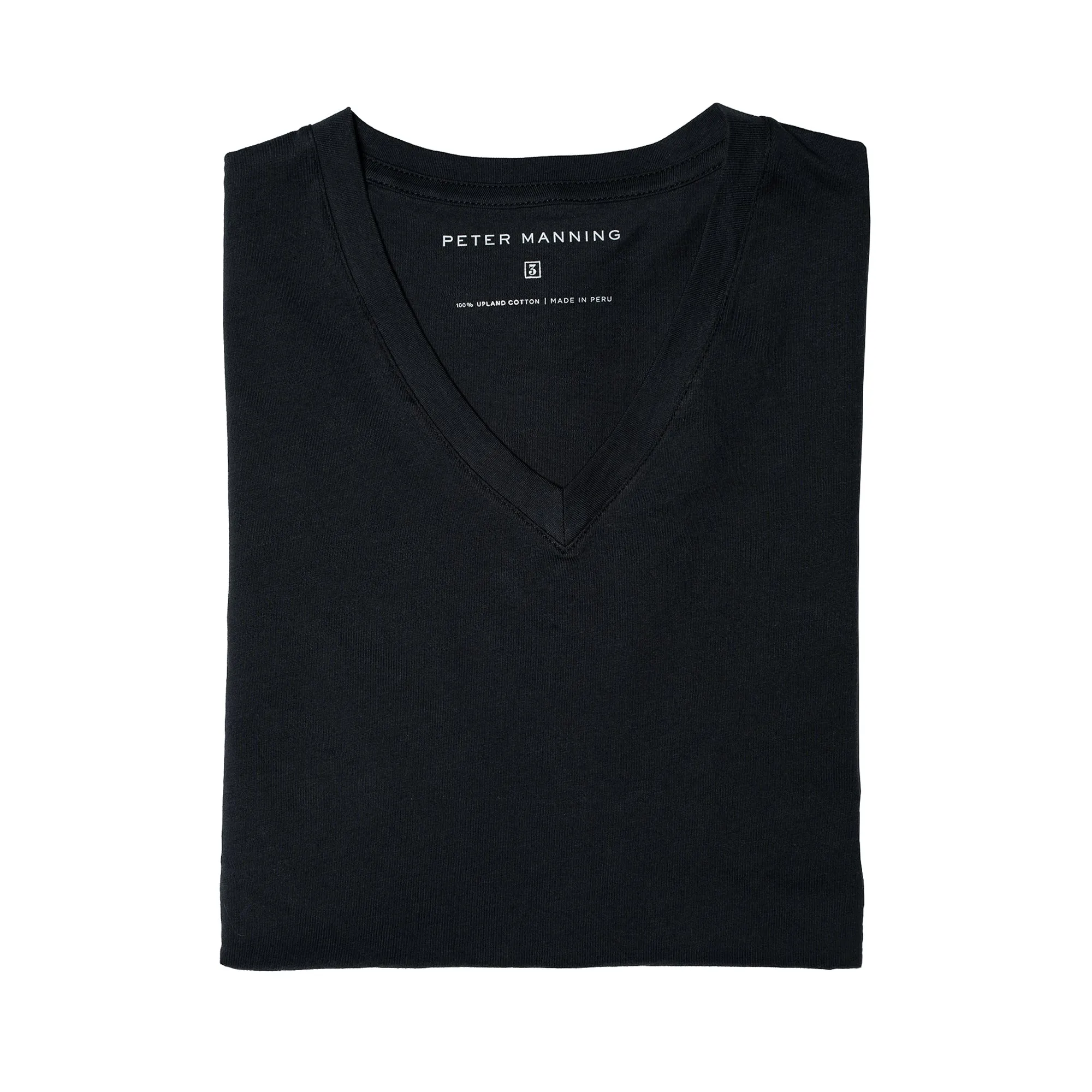 The V Neck T - Black