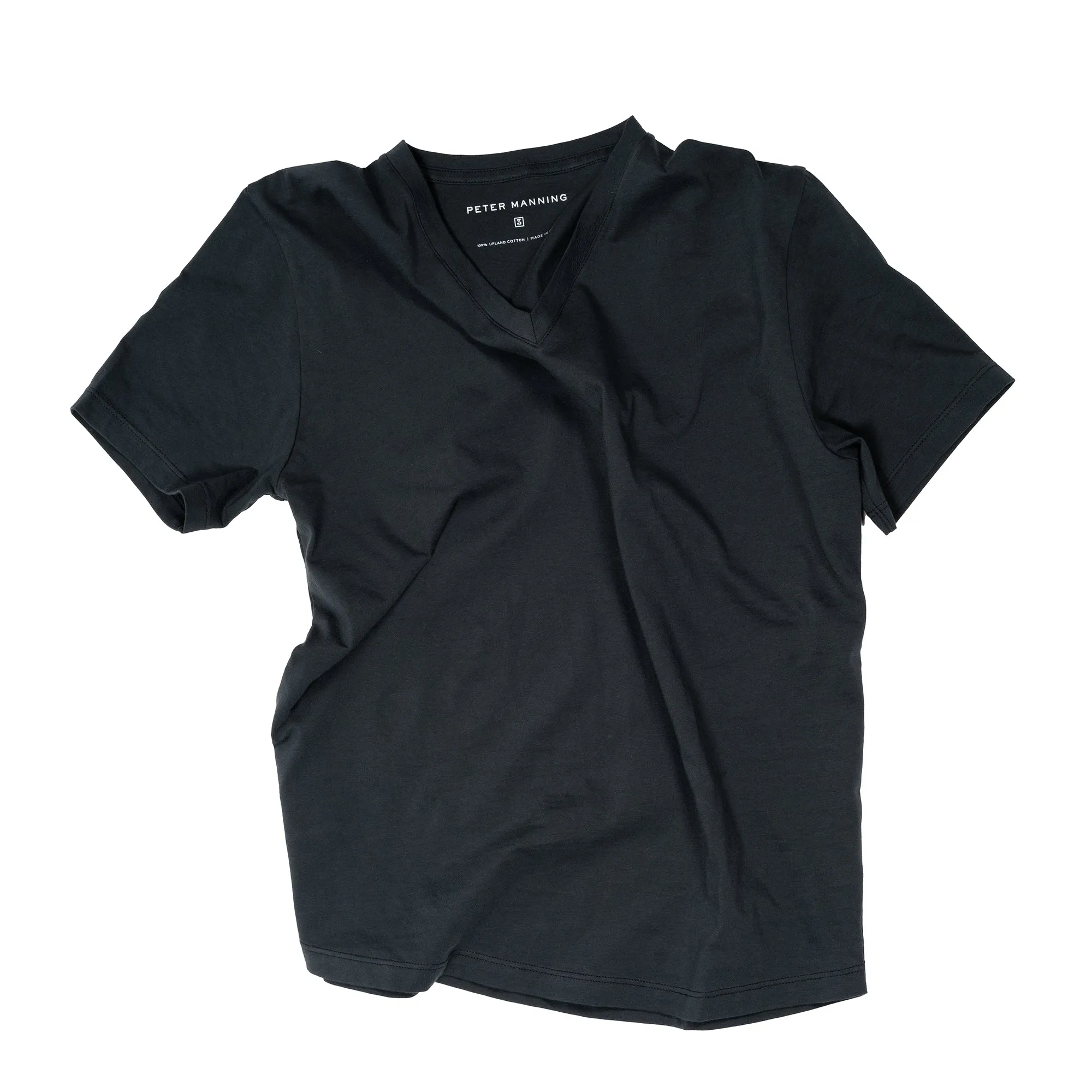 The V Neck T - Black