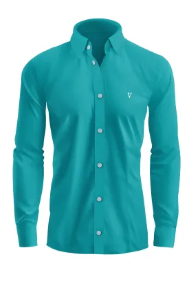 Vercini Versatile Collection: Classic Shirt with Signature 'V' Emblem