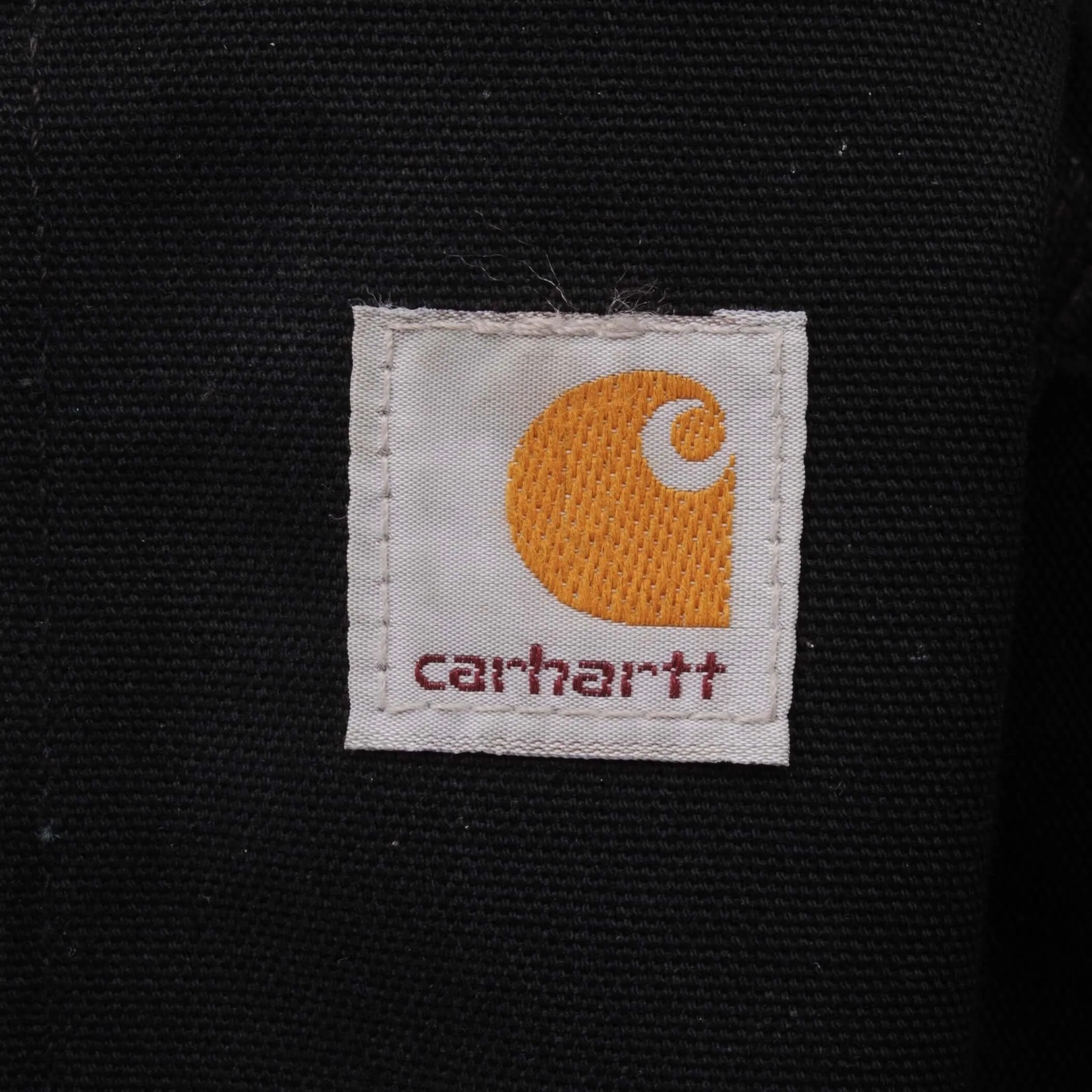 VINTAGE CARHARTT BLACK HOODED ACTIVE JACKET  J131BLK SIZE 3XL MADE IN USA