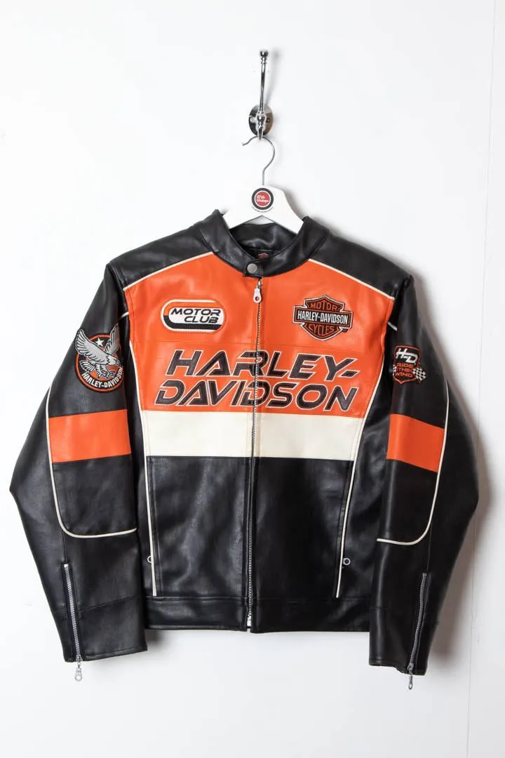 Women's Harley Davidson Leather Biker Jacket (XS)