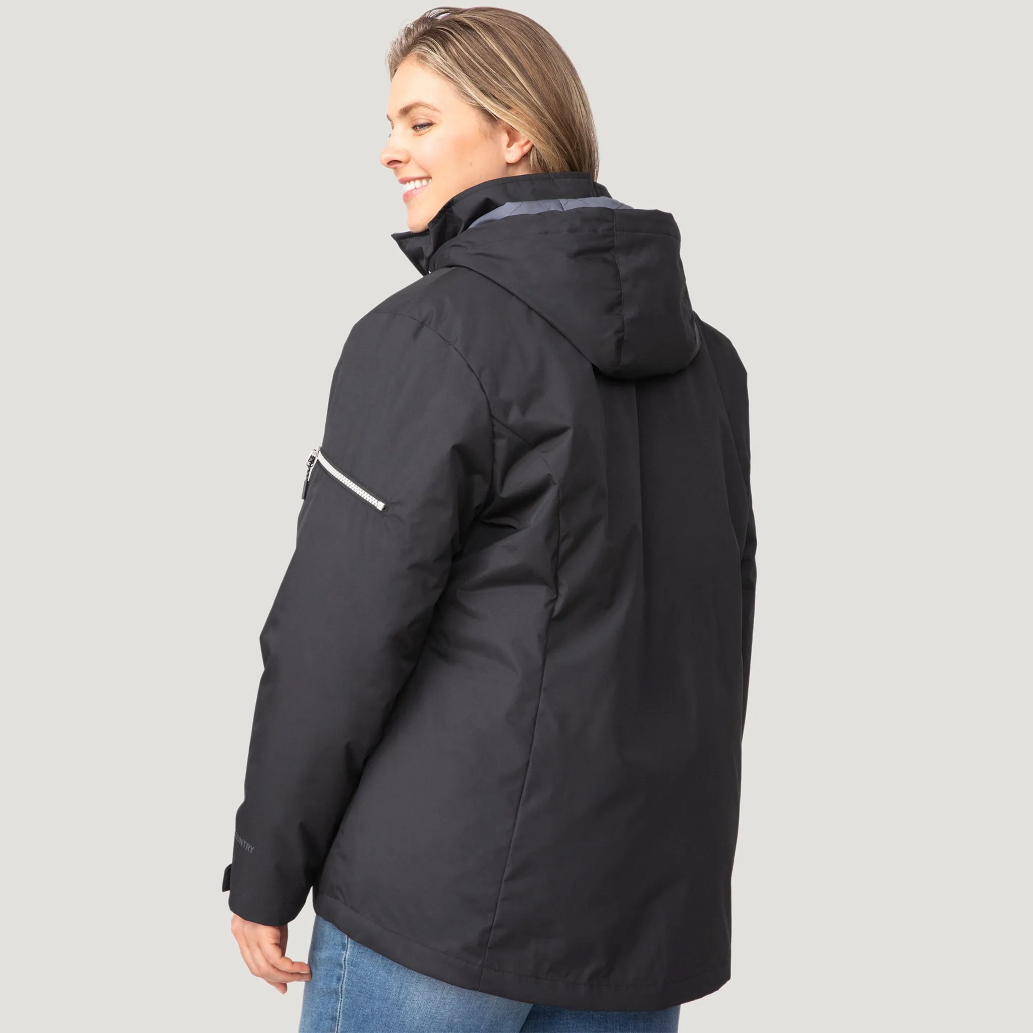 Women's Plus Size Back of Bell 3-in-1 Systems Jacket