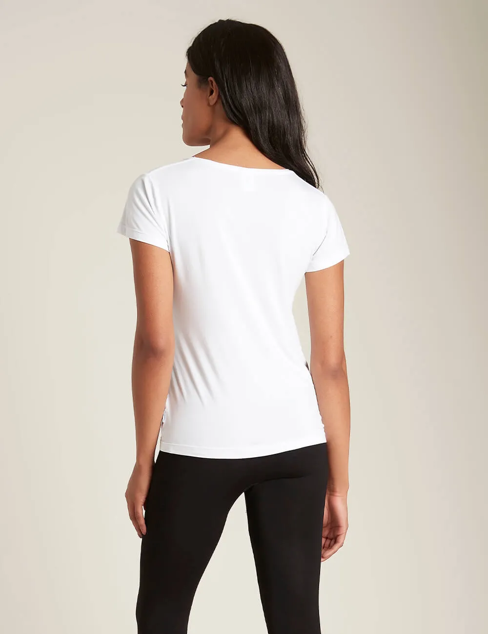 Women's V-Neck T-Shirt - White